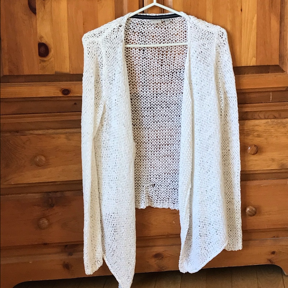Esprit white cardigan size M